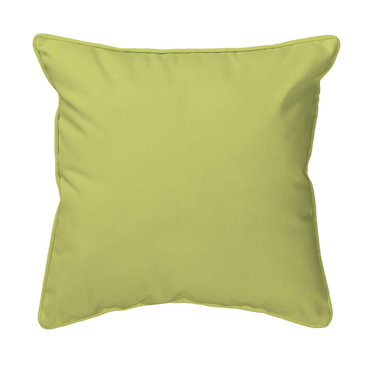 Betsy Drake Peacock Feather Indoor/Outdoor Pillow 18" x 18" - Diamond Home USA