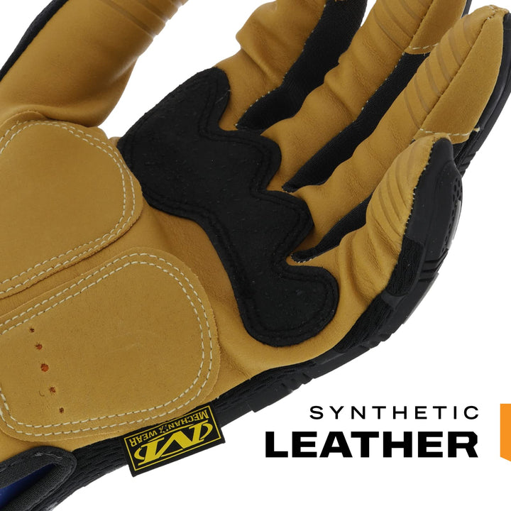 Mechanix Wear: Material4X M-Pact Synthetic Leather Work Gloves Safety Gloves - Diamond Home USA
