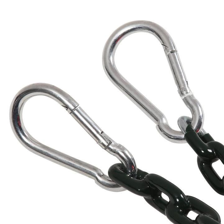 Green Plastic Buoy Ball with Chain and Spring Clips - Diamond Home USA