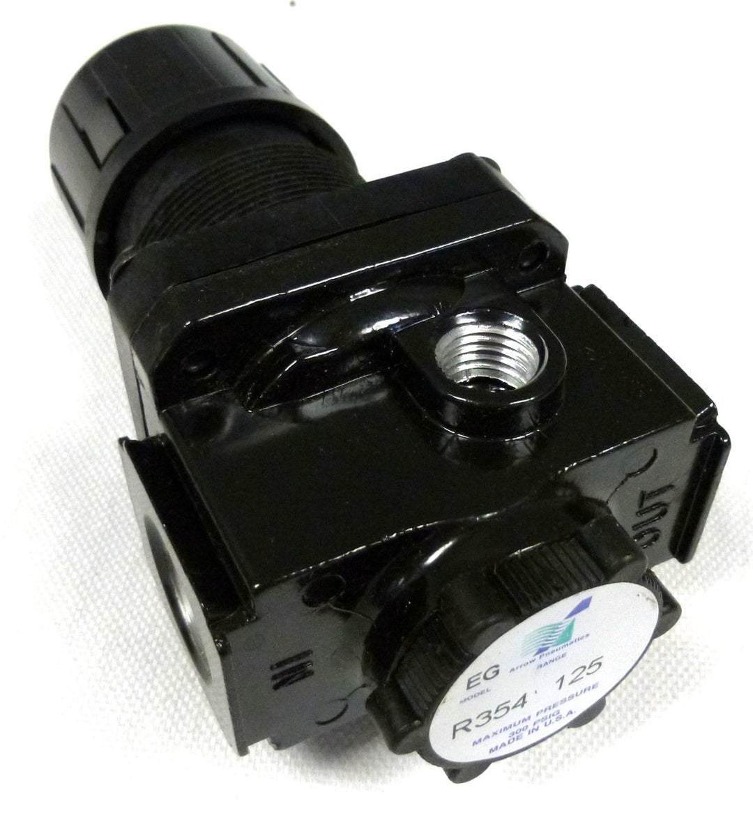 Arrow Pneumatics R354G 1/2" Reg Gauge 3 Pos. Locking Knob 40 eeF to 120 - Diamond Home USA