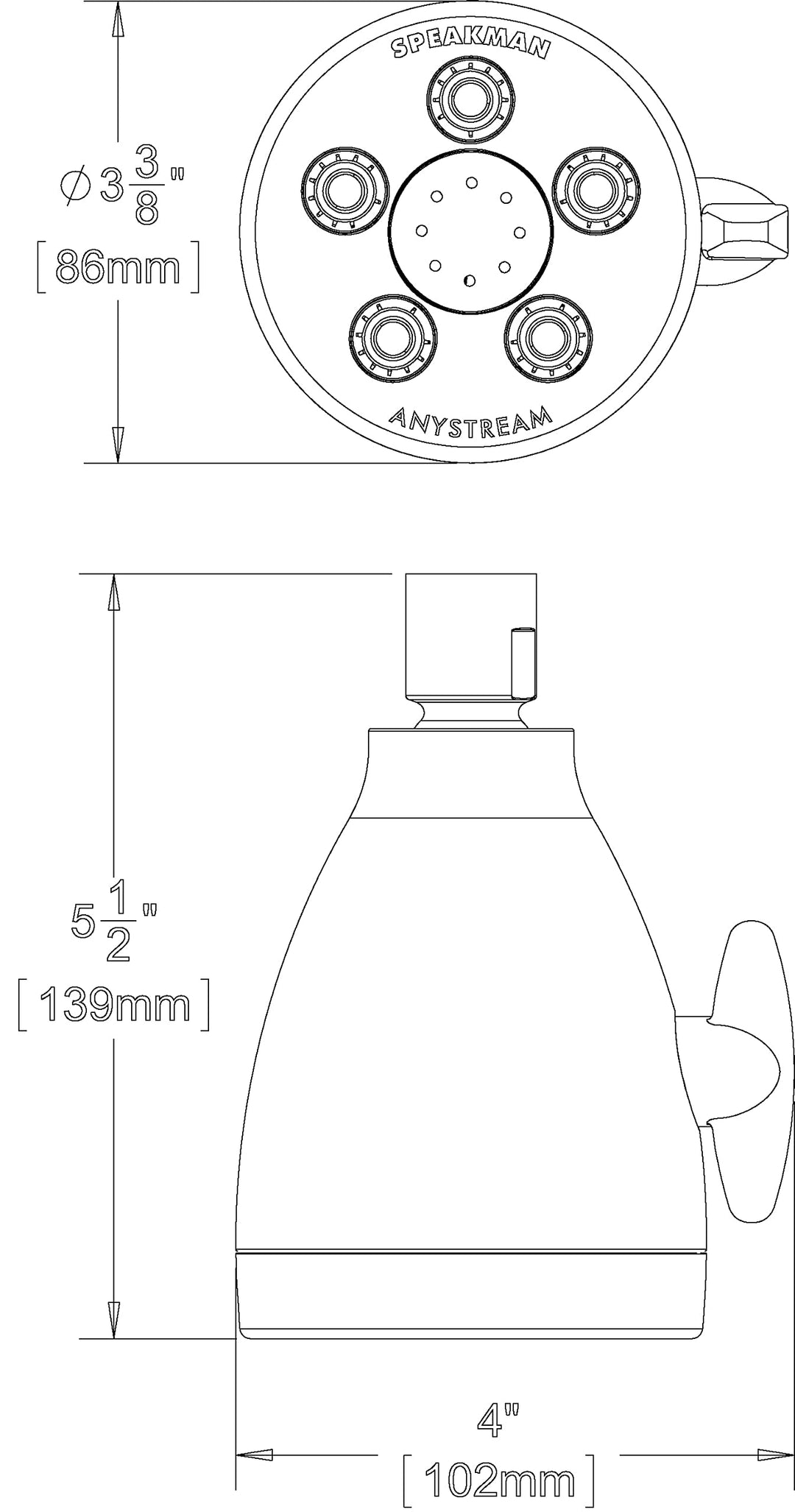 Speakman Hotel S-2005-H Shower Head