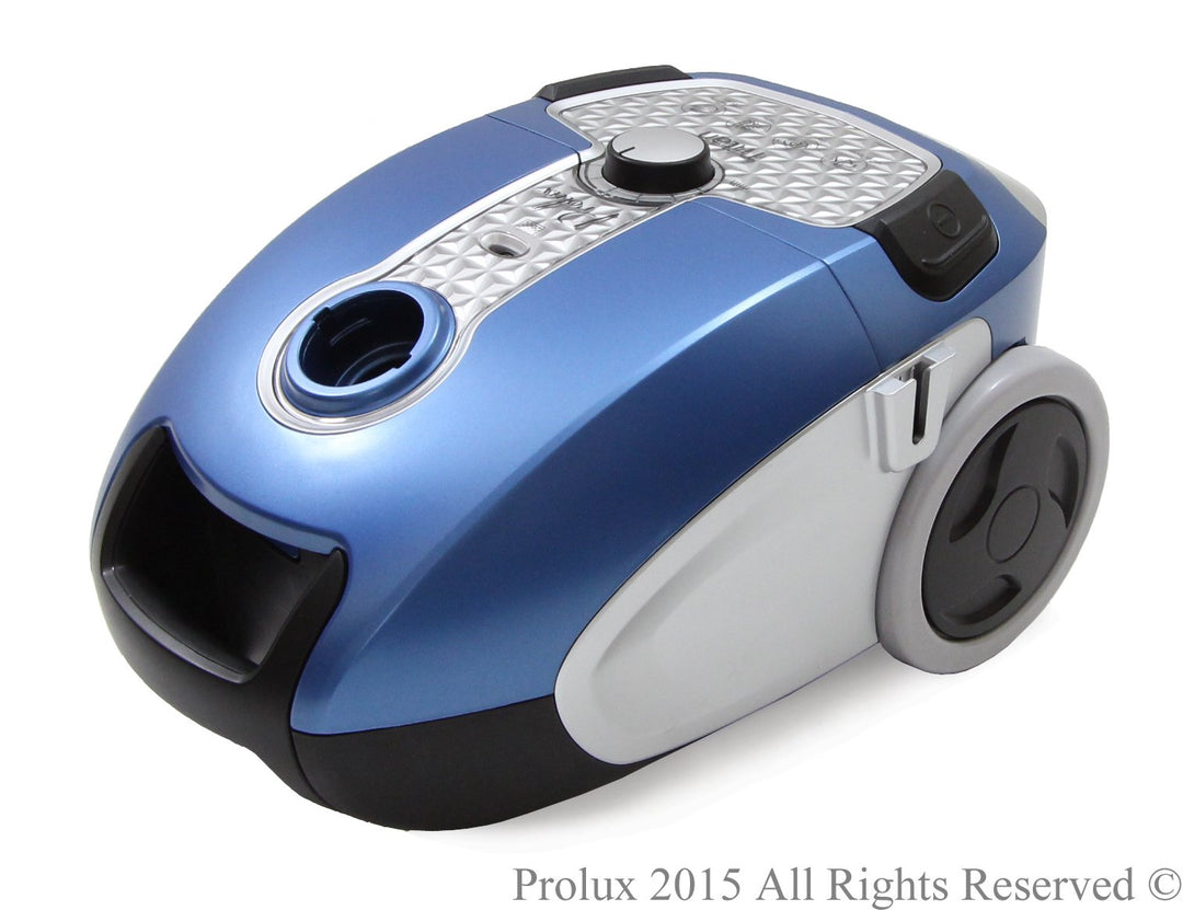 Demo Model Prolux Tritan Blue Canister Vacuum HEPA Sealed Hard Floor Vacuum with - Diamond Home USA