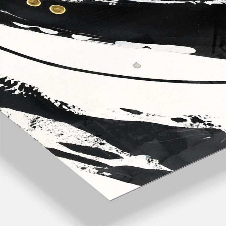 Gold Metallic Circle' Glam 3 anels Oversized Wall Clock 36 in. Wide X 28 High - Diamond Home USA