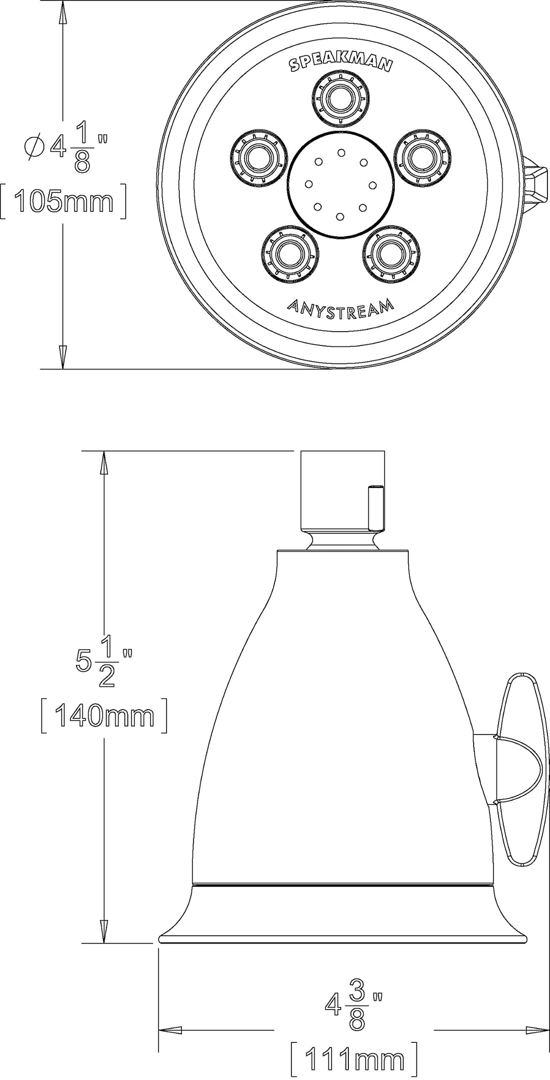 Speakman Hotel S-2005-HB Shower Head