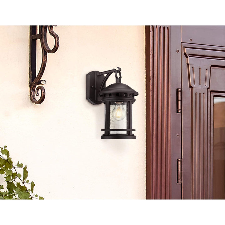 Westinghouse 6114100 Sargut Traditional One-Light Outdoor Wall Light Textured - Diamond Home USA
