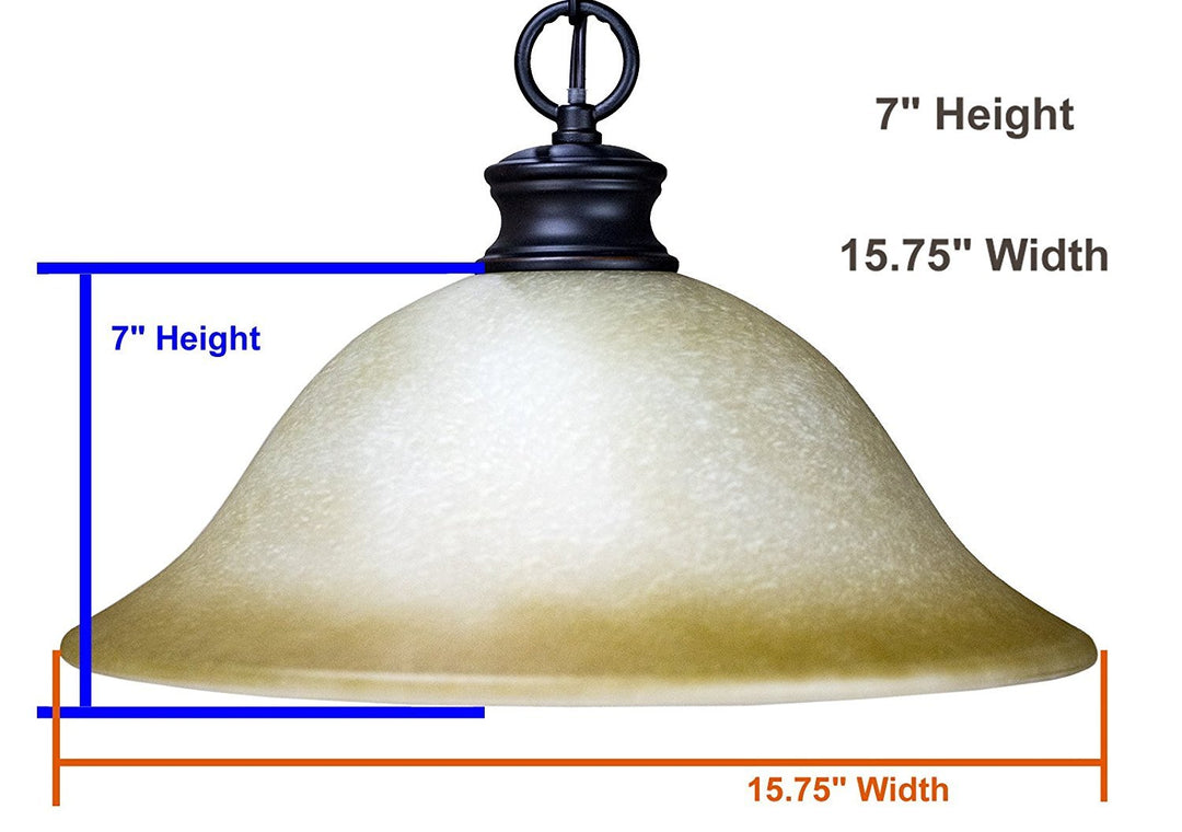 Dolan Designs Plug in Hanging Swag Pendant Lamp Oil Rubbed Bronze with an - Diamond Home USA