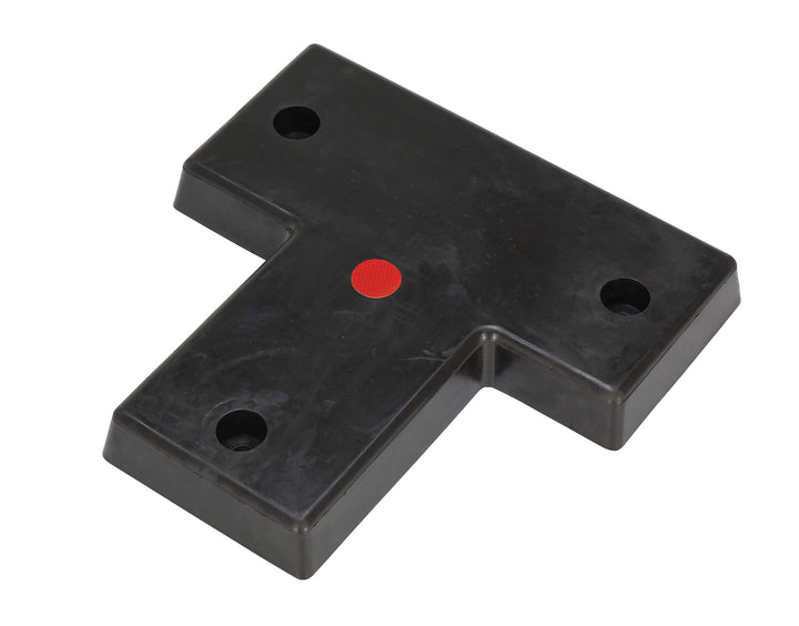 Vestil Rubber Specialty Molded Dock Bumper T-Shaped 22" Length 22" Width 3" - Diamond Home USA