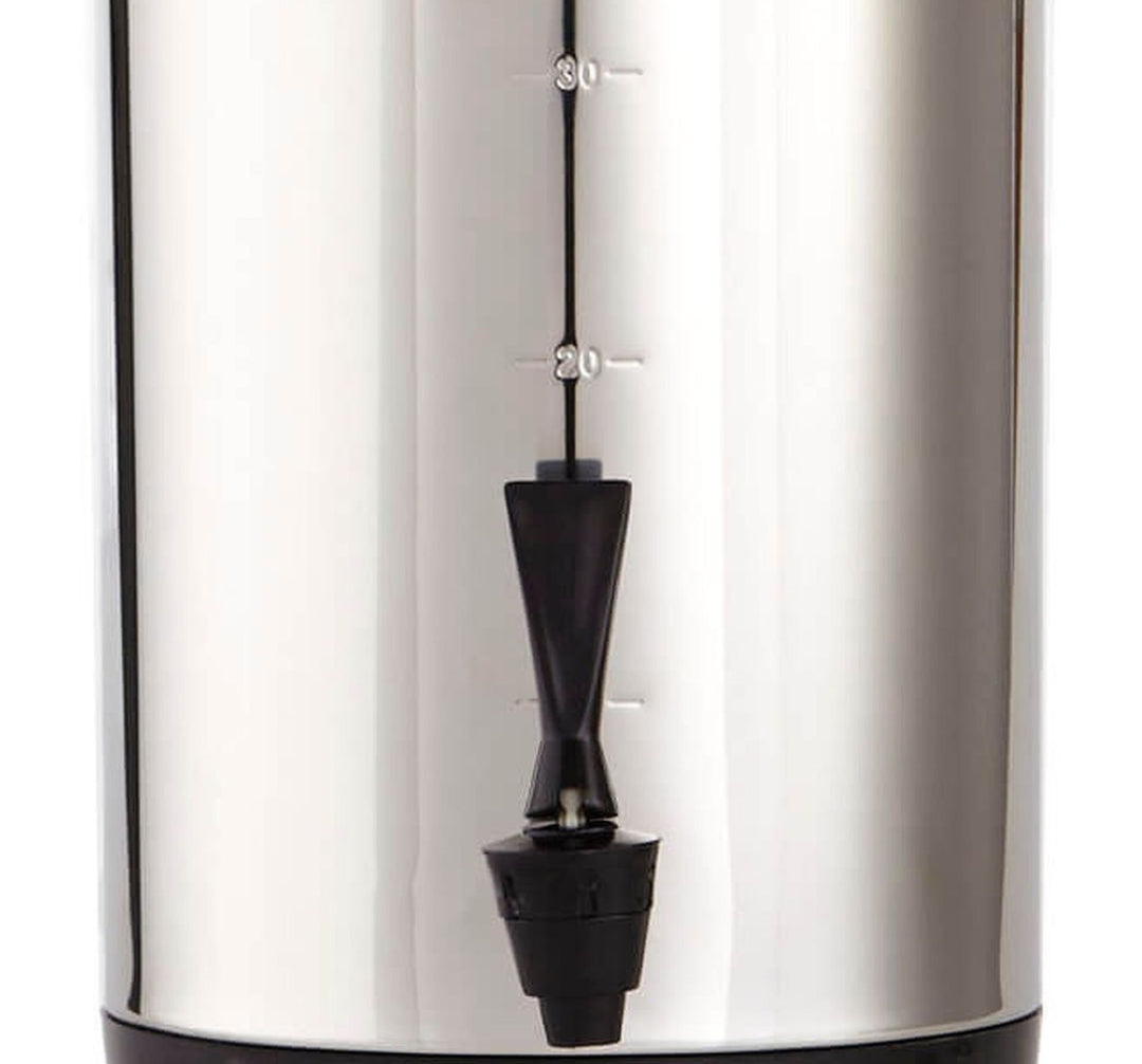 Continental Electric 30-Cup Coffee Urn Stainless Steel Single Wall - Diamond Home USA