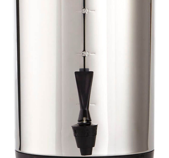 Continental Electric 30-Cup Coffee Urn Stainless Steel Single Wall - Diamond Home USA
