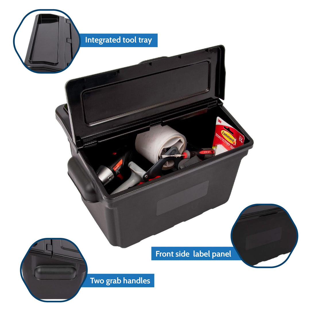 LUXOR OUTRIGBIN-2PK Outrigger Utility Cart Bin 2-Pack - Diamond Home USA