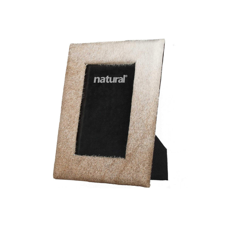 11" X 13" Natural Cowhide 8" 10" Picture Frame Modern Contemporary Rectangle - Diamond Home USA