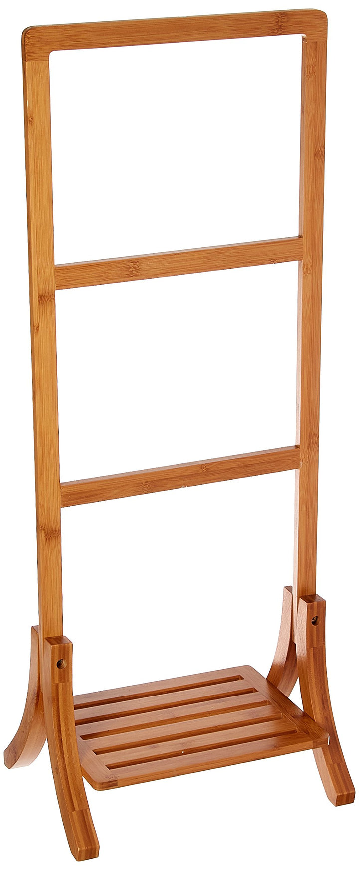 Organize It All Freestanding Bamboo Towel Rack|3 Tier Bars|Bathroom