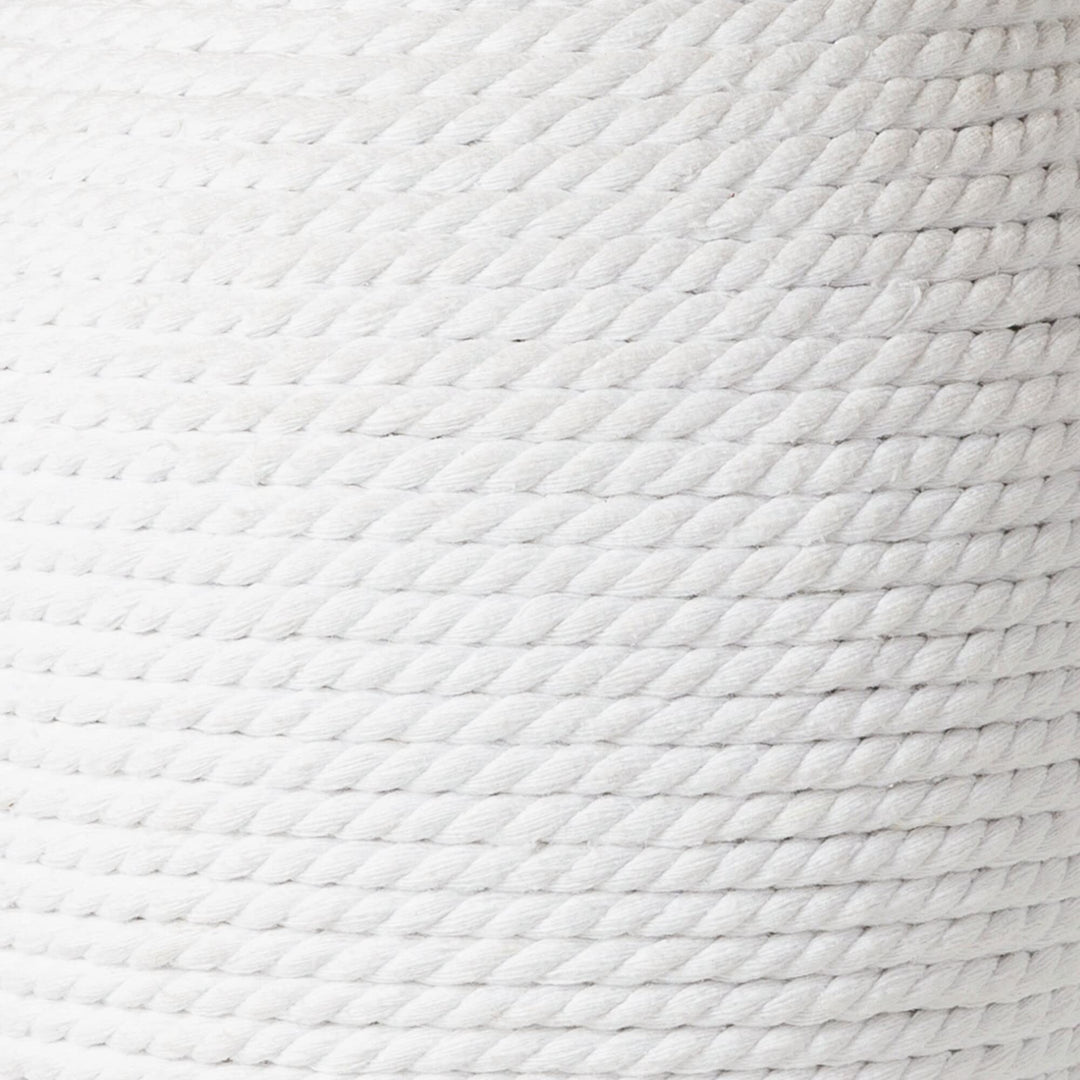 Nautical Rope Wrapped Table Lamp 28" h X 16" w 16" d Gold White Bohemian - Diamond Home USA