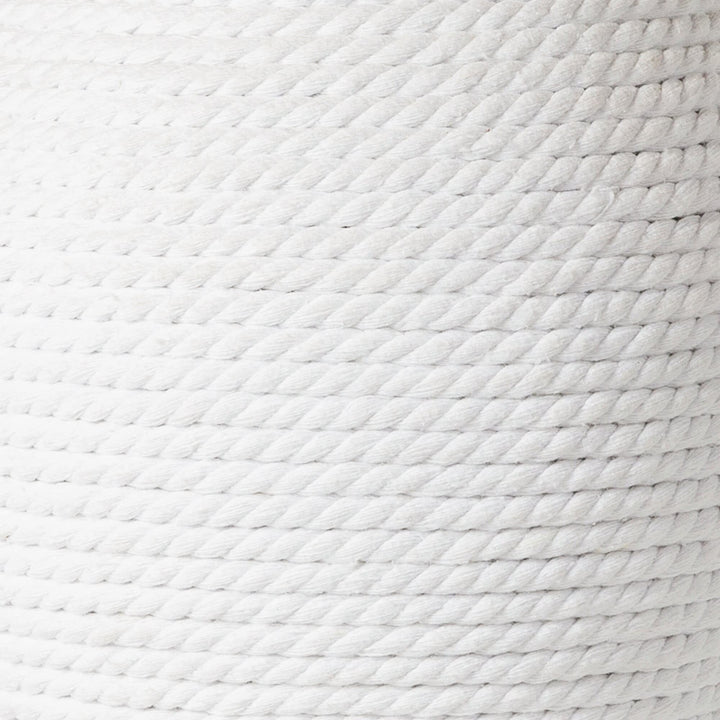 Nautical Rope Wrapped Table Lamp 28" h X 16" w 16" d Gold White Bohemian - Diamond Home USA