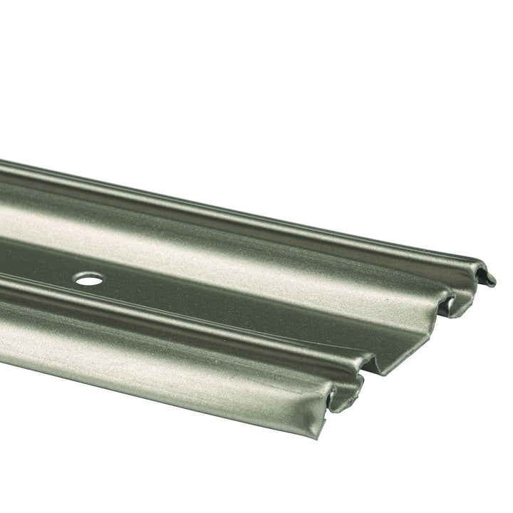 Prime-Line N 6876 by-Pass Mirror Door Bottom Track 60 in. Roll-Formed Aluminum