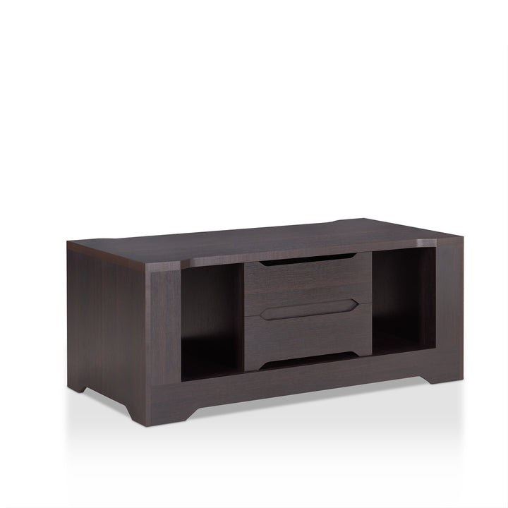 Furniture of America Schuber Contemporary Wood Coffee Table with 2-Drawer