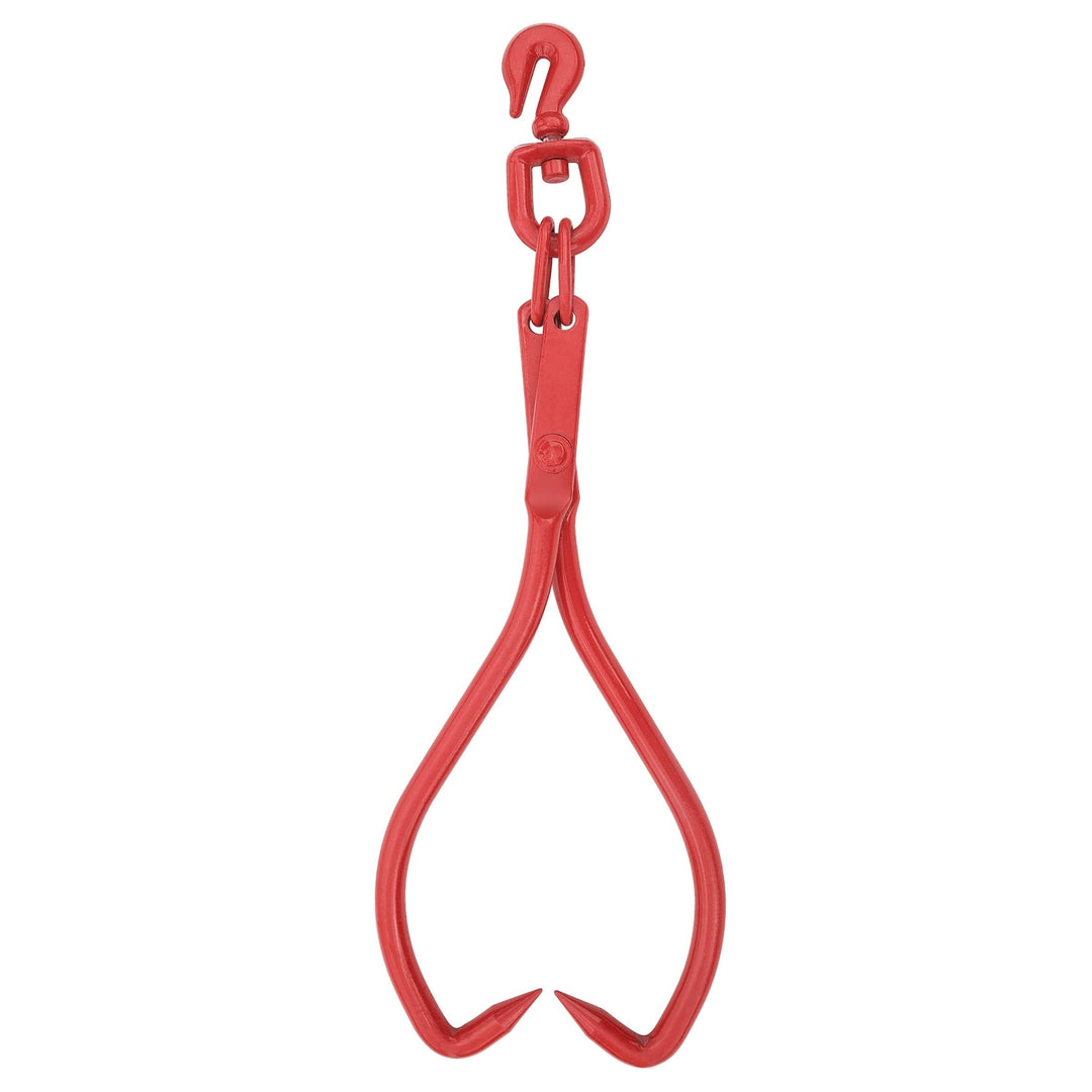 Earth Worth Skidding Swivel Tongs Red - 17" Steel