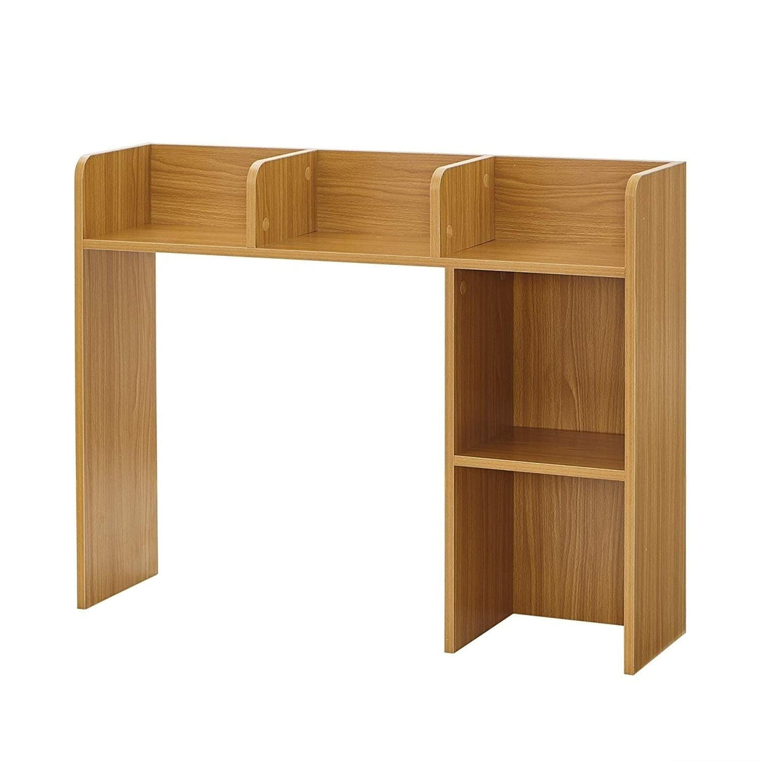 Classic Desk Bookshelf Beech (Natural Wood) Brown Wood - Diamond Home USA
