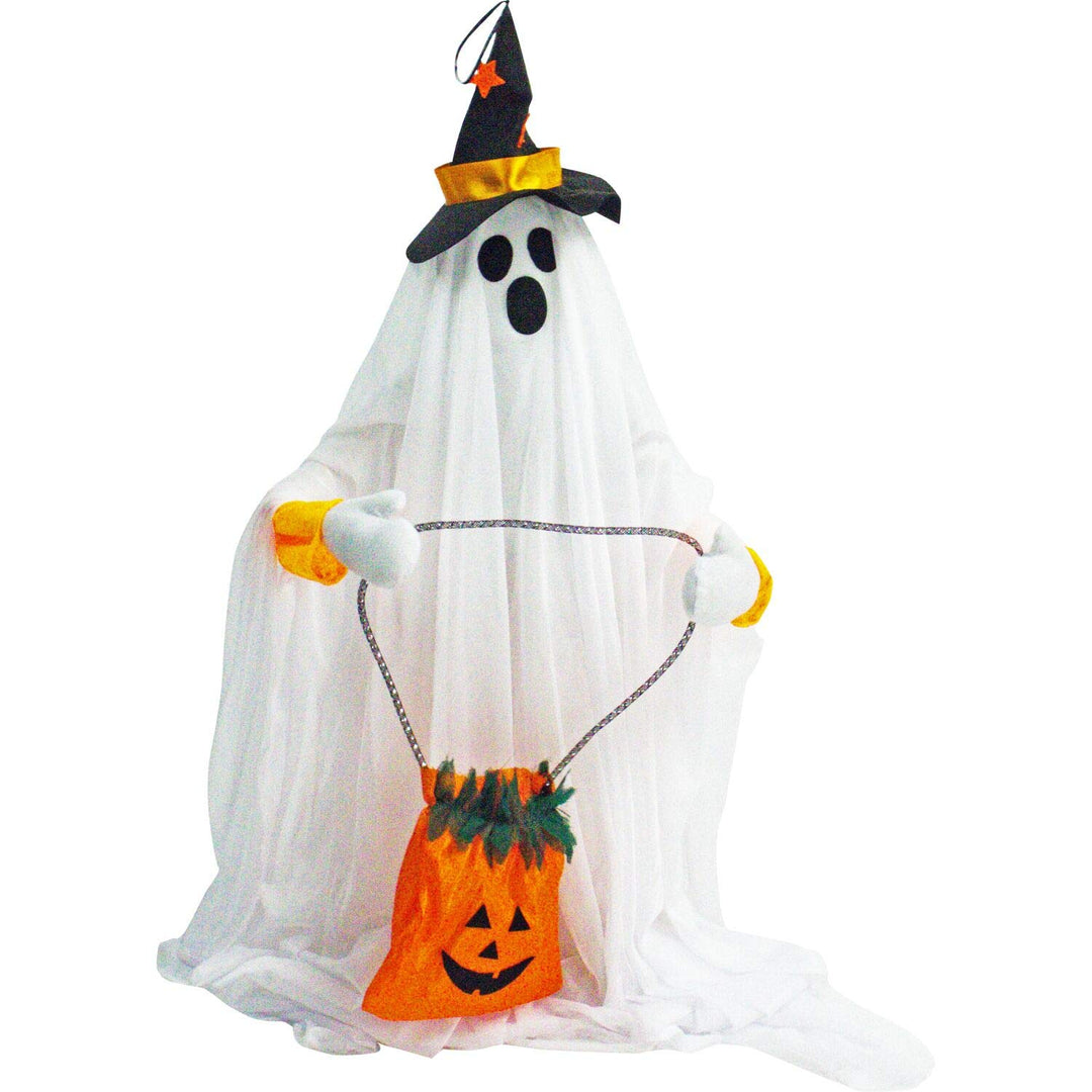 Haunted Hill Farm 35" Standing Ghost Halloween Animatronic