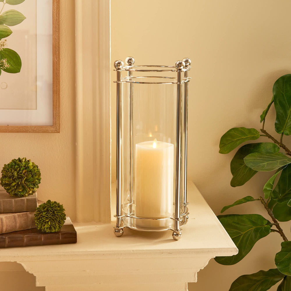 Hurricane Large Silver Traditional Finish Medium - Diamond Home USA