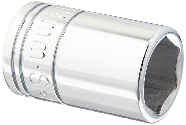SK Tools USA 3/8-inch Drive - 12mm - Standard 6-Point Chrome Socket - 312