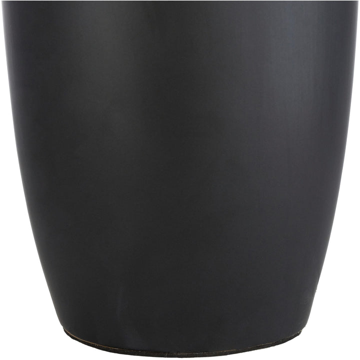 Storm Two-Toned Ceramic Table Lamp 26" h X 14" w 14" d Black Grey Modern - Diamond Home USA