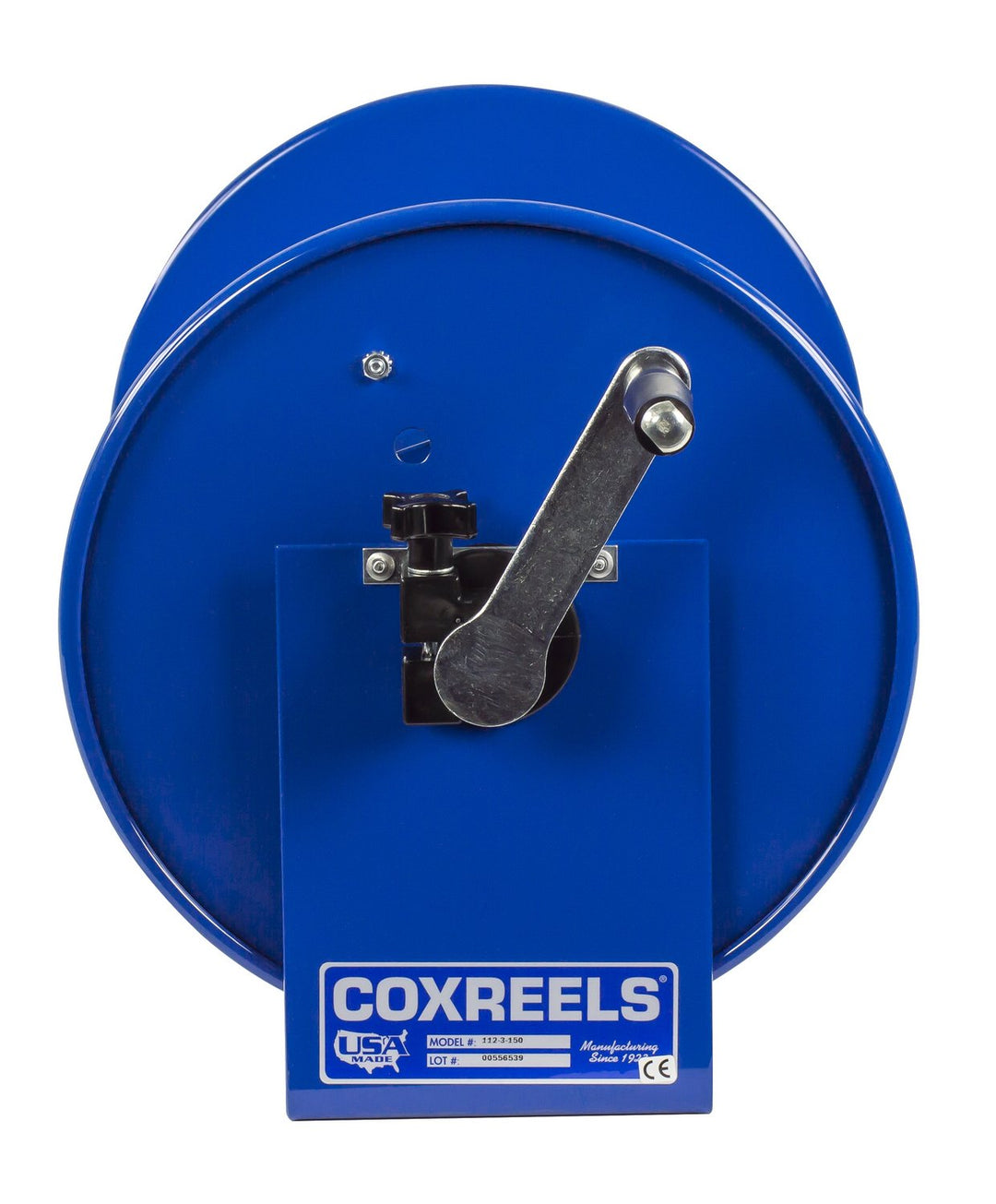Coxreels 117-4-225 Compact Hand Crank Steel Hose Reel - 4 000 PSI - Holds 1/2" x - Diamond Home USA