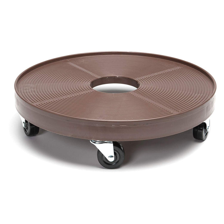 DeVault DEV3000P 16 Inch Plant Dolly with Hole Terra Cotta 16" - Diamond Home USA