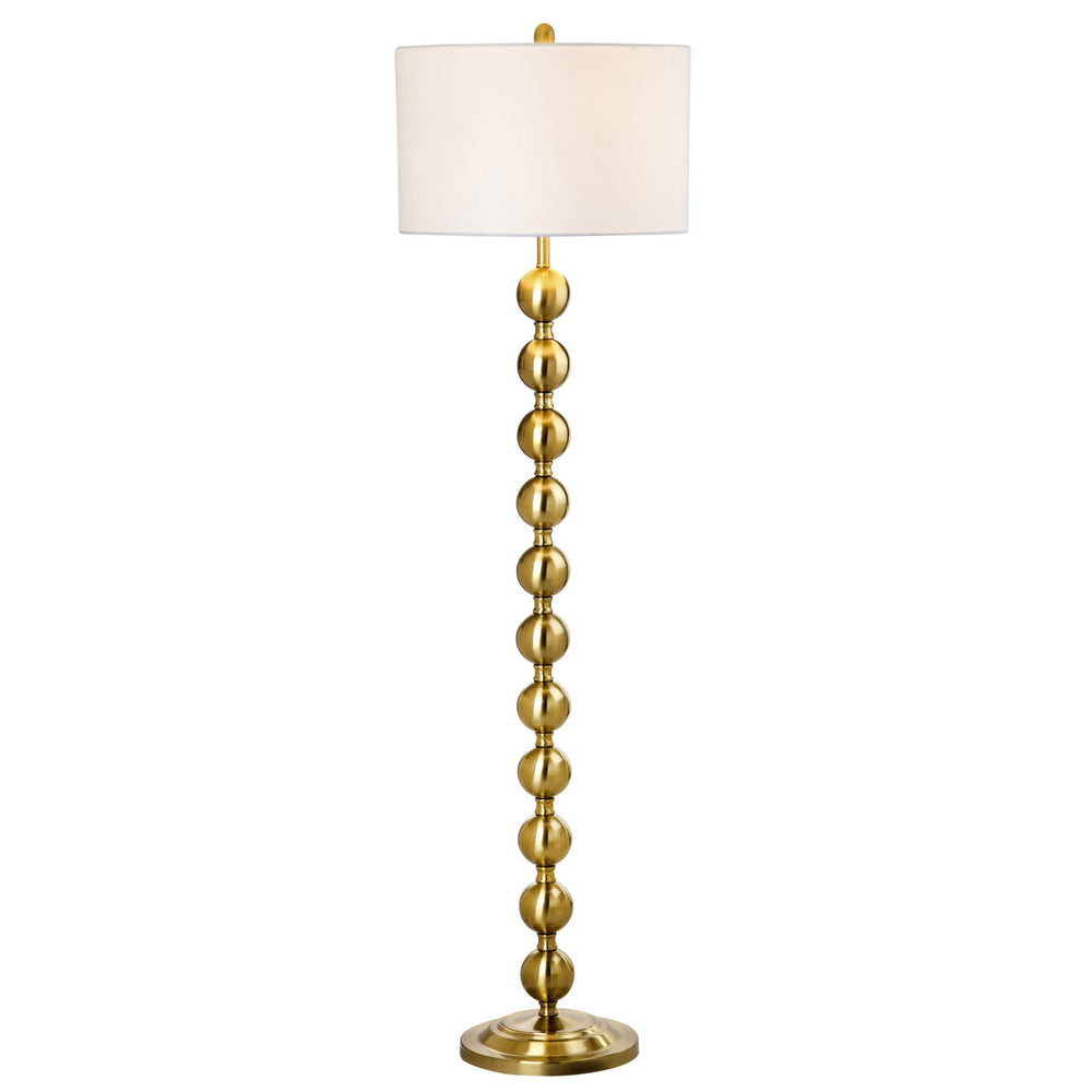 59-inch Reflections Stacked Ball Floor Lamp Glam Modern Contemporary Brass - Diamond Home USA