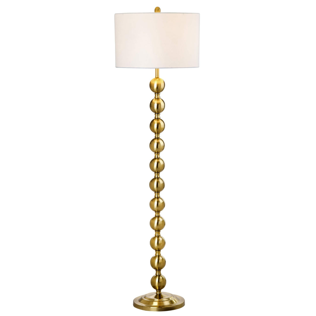 59-inch Reflections Stacked Ball Floor Lamp Glam Modern Contemporary Brass - Diamond Home USA