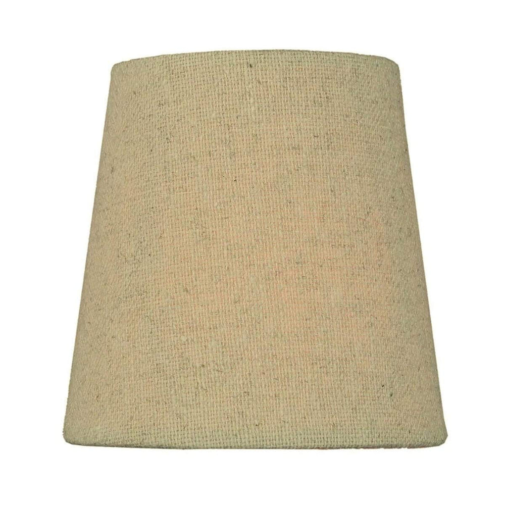 Set Of 6 Chandelier Sand Linen Clip-on Lampshade 3x4x4 Brown Modern Contemporary - Diamond Home USA