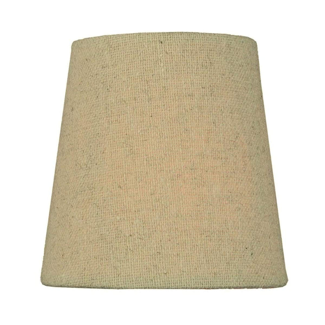 Set Of 6 Chandelier Sand Linen Clip-on Lampshade 3x4x4 Brown Modern Contemporary - Diamond Home USA
