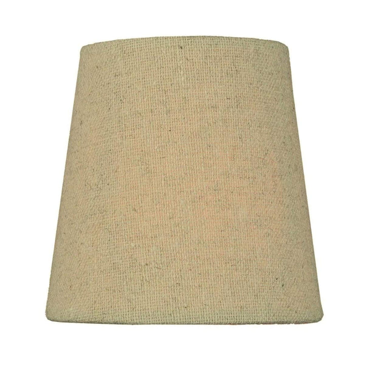 Set Of 6 Chandelier Sand Linen Clip-on Lampshade 3x4x4 Brown Modern Contemporary - Diamond Home USA