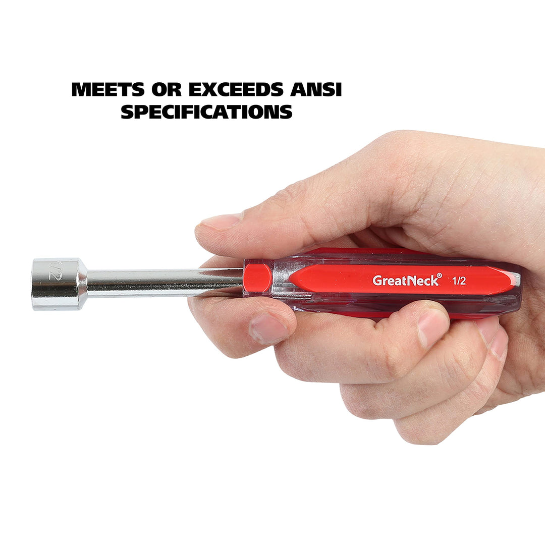 GreatNeck 7 Piece Nut Driver Set - SAE - Diamond Home USA