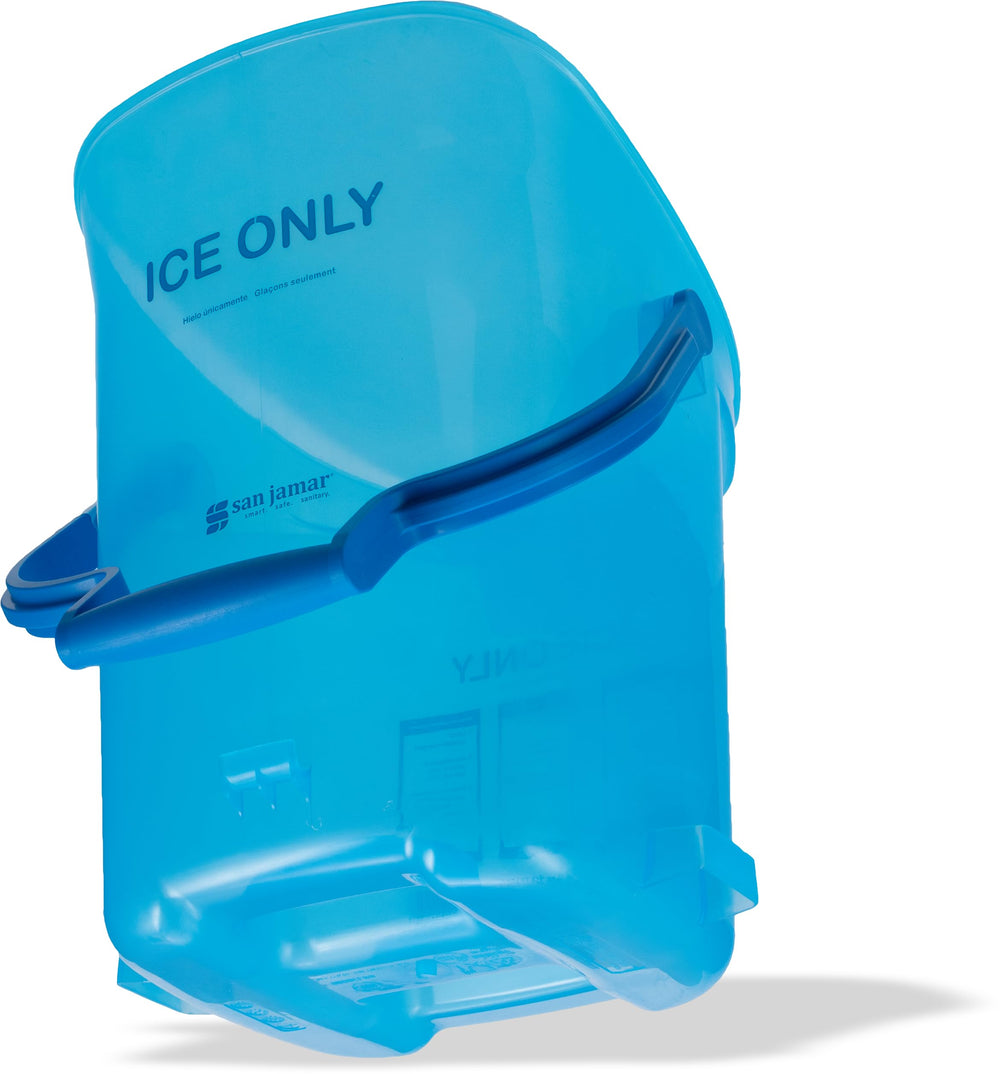 San Jamar Plastic Light Duty Ice Tote 6 Gallons Blue - Diamond Home USA