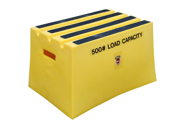 Vestil VST-1-Y Polyethylene Step Stool 1 Step Yellow