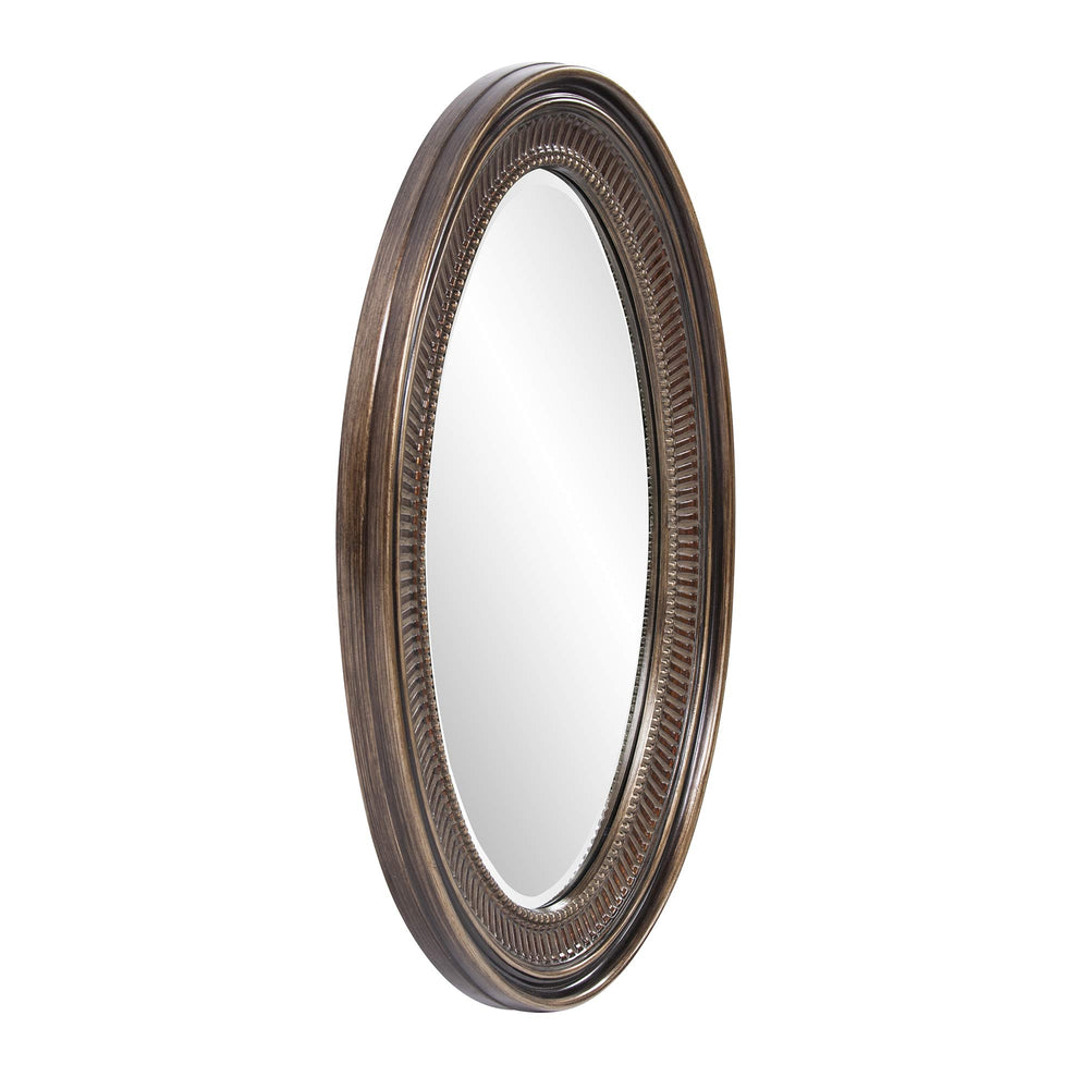 Howard Elliott Ethan Bronze Oval Decorative Wall Hanging ror Vintage Oval - Diamond Home USA
