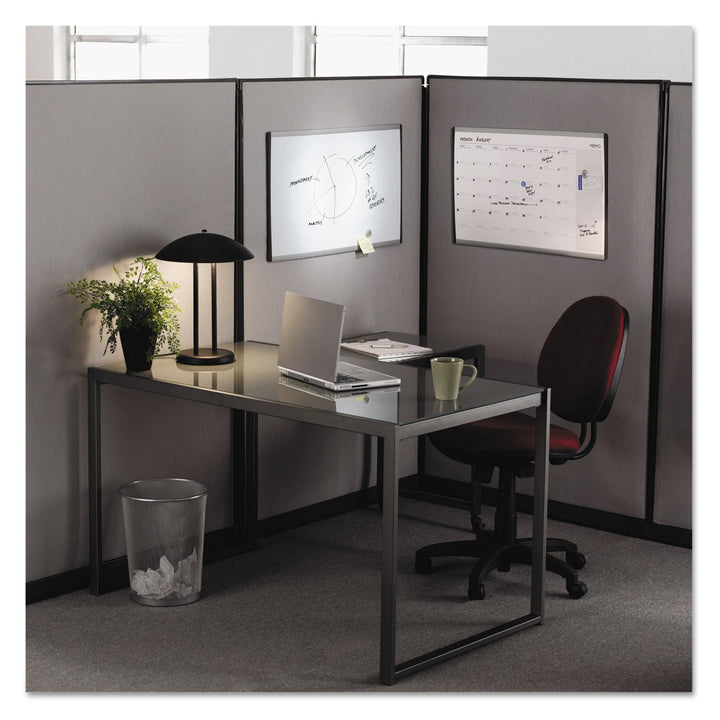 Quartet ARC3018 Magnetic Dry-Erase Board Adjust. Clips 30-Inch x18-Inch Silver - Diamond Home USA
