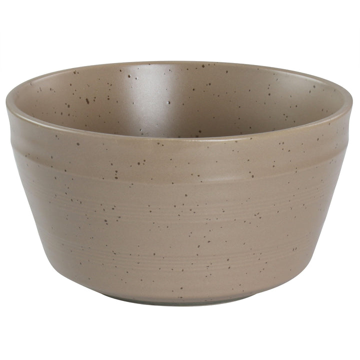 Bee And Willow 16 Piece Stoneware Dinnerware Set In Mocha Brown Solid - Diamond Home USA