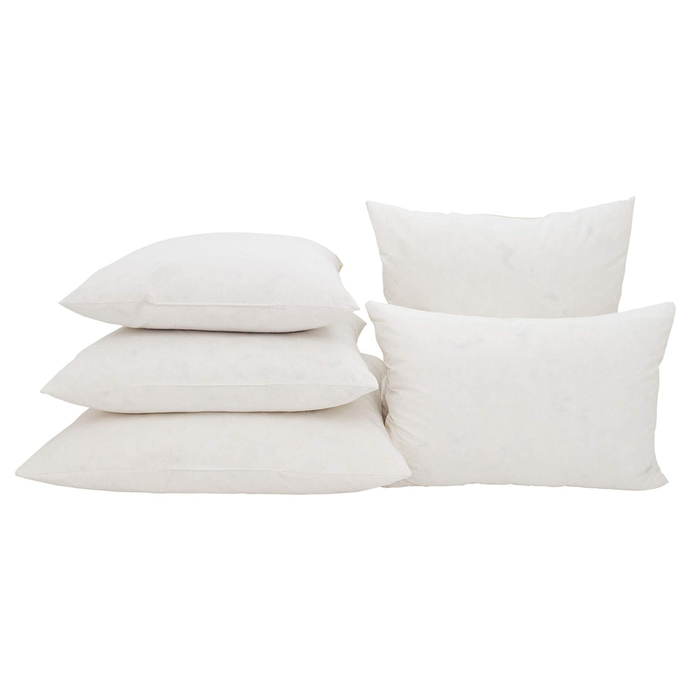 SARO LIFESTYLE Down Feather Pillow Insert White 23"x23" - Diamond Home USA