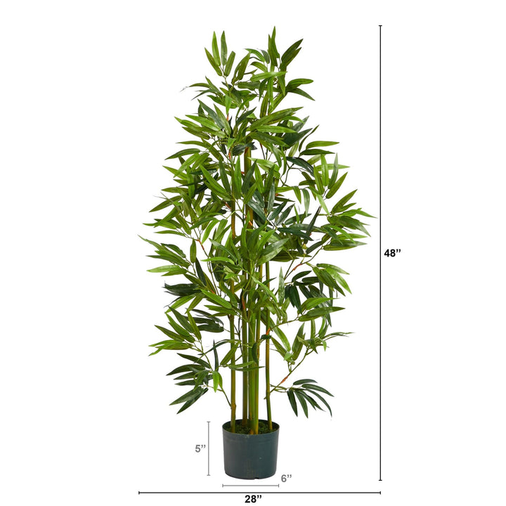 4' Bamboo Artificial Tree Black - Diamond Home USA