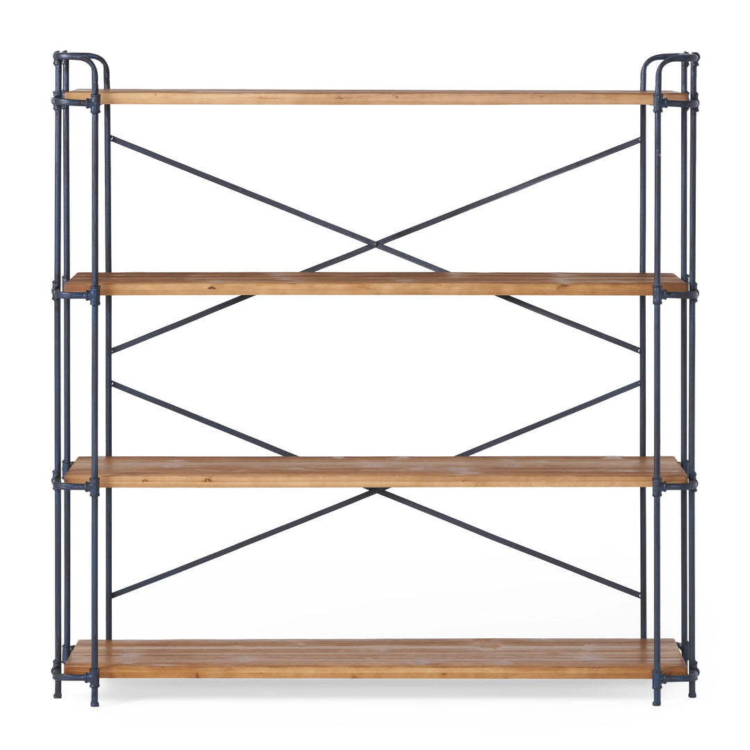 Christopher Knight Home Yorktown 4-Shelf Bookcase Antique - Diamond Home USA
