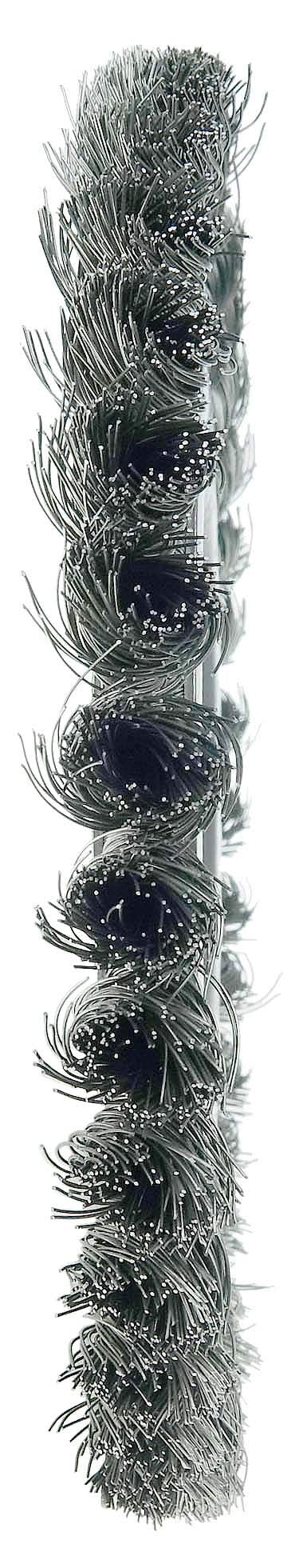 Weiler 08155 8" Standard Twist Knot Wire Wheel .023" Steel Fill 5/8" Arbor - Diamond Home USA