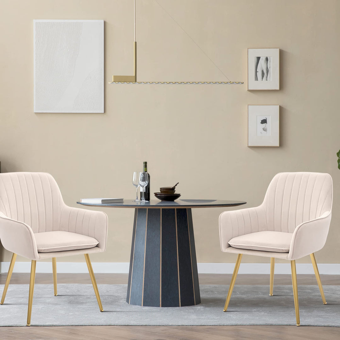 CangLong Furniture Modern Living Dining Room Accent Arm Chairs Club Guest with - Diamond Home USA