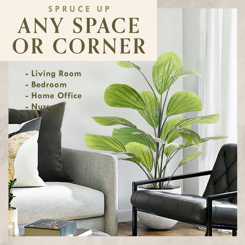 Fan Palm oor Plants - Artificial Plants for Home Decor oor Faux Plants - Diamond Home USA