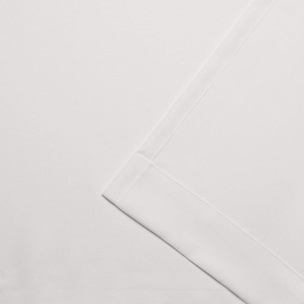 2 Pieces 84 Inch Cloud Color Gazebo Curtains Set Pair Solid Color