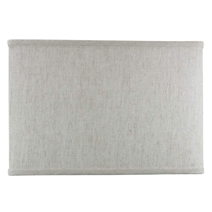 Rectangular Drum Lampshade (10x16) X 11 Textured Oatmeal Cream Modern - Diamond Home USA