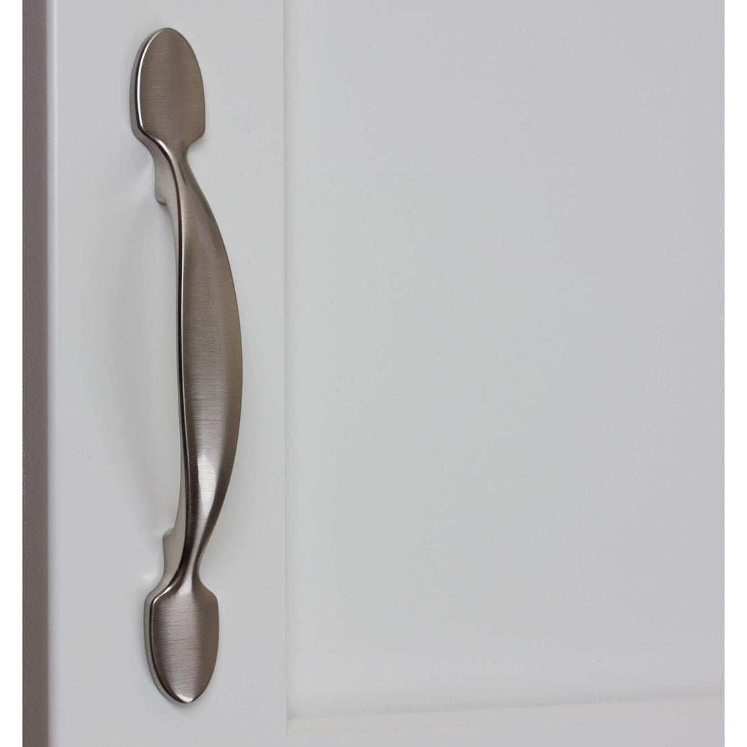 3-inch Satin Nickel Classic Cabinet Pulls (Pack of 10) Grey Metal Finish - Diamond Home USA