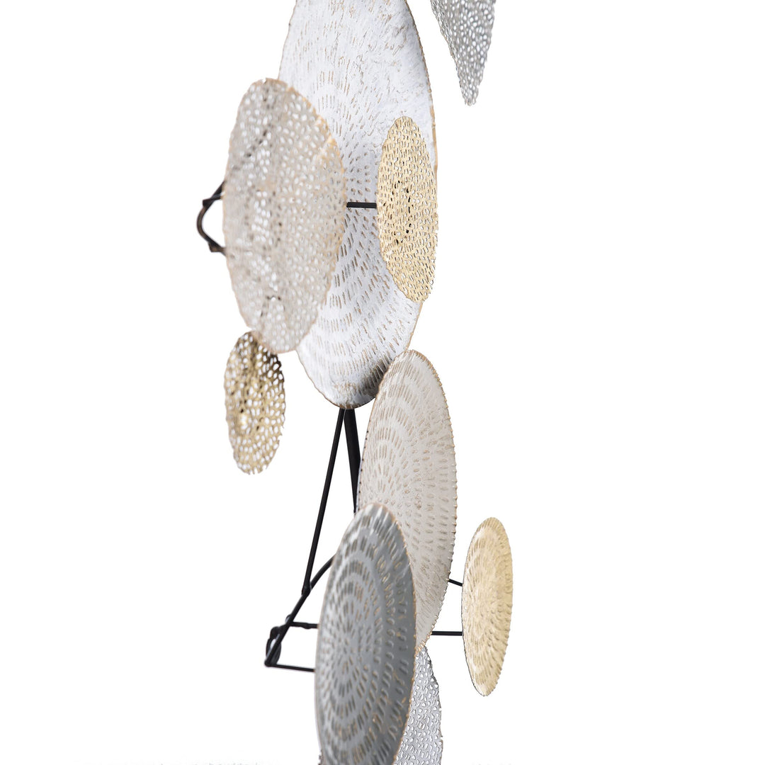 Cut Multi-color Metal Wall Art Multi Color Transitional Includes Hardware - Diamond Home USA