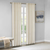 Sun Smart Colt Darkening Poly Velvet Rod Pocket/Back Tab Window Treatment 84" panel - Ivory